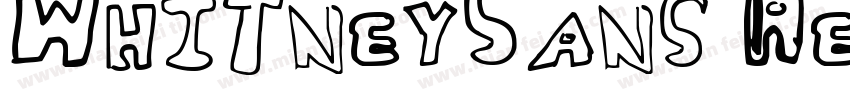 WhitneySans Regular字体转换